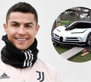 See the ultra rare Bugatti and the rest of Cristiano Ronaldo's £17 million car collection